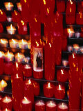 Prayer Candles Burning at Cathedral, Barcelona, Spain Fotografisk tryk af Setchfield Neil Prayer Candles Burning at Cathedral, Barcelona, Spain Fotografisk tryk af Setchfield Neil