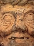 Stone Statue of the Mayan God Pahuatun at the Maya Ruins, Copan, Honduras Photographic Print by Alfredo Maiquez