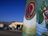 Street Mural, Gondar, Amhara, Ethiopia Photographic Print by Jane Sweeney