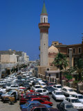 Rush Hour in the Walled City of Tripoli, Libya Fotografisk tryk af Patrick Syder