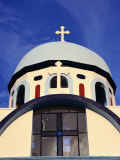 Church Dome in the Apokoranas Region, Expolis, Crete, Greece Photographic Print by Diana Mayfield