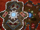 Craft Decoration with Inlaid Buttons and Mirrors, Konya, Turkey Photographic Print by Wayne Walton