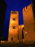 Chiesa (Church) Madre with Bell Tower, in Piazza Matrice, Erice, Sicily, Italy Photographie par Stephen Saks