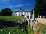 Bridge in Front of Bregentved Castle, Near Haslev, West Zealand, Denmark Photographic Print by Jon Davison
