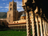 Duomo Cloister, Monreale, Italy Photographic Print by Wayne Walton
