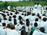 Apostolics Practicing Their Faith, Chitungwiza, Zimbabwe Photographic Print by Peter Ptschelinzew