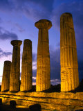 Valley of Temples at Temple of Hercules, Agrigento, Italy Photographic Print by Wayne Walton