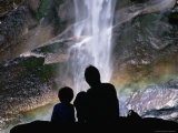 People at Vernal Falls Yosemite National Park, California, USA Photographic Print by Rob Blakers