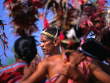 Performing of Timorese Dance, Dili, East Timor Photographic Print by John Banagan