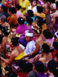 Crowd at Usaba Sambah Festival, Tenganan, Bali, Indonesia Photographic Print by Richard I'Anson