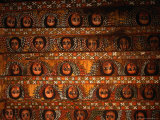 Detail of Faces in Mural at Debre Birhan Sellasie Church, Gondar, Amhara, Ethiopia Photographic Print by Jane Sweeney