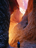 Standing in Echidna Chasm, a "Beehive" Rock Formation of Bungle Bungles, Purnululu NP, Australia Photographic Print by Trevor Creighton
