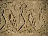 Images of Nubians at Temple Built During the Graeco-Roman Period, Kom Ombo, Egypt Photographic Print by Jane Sweeney