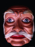 Topeng Tua, Mask Worn by Performer Doing "Old Man Dance," Ubud, Ubud, Indonesia Photographic Print by Adams Gregory