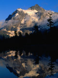 Mt. Shuksan Reflected on Picture Lake, Mt. Baker Scenic Byway, USA Photographic Print by John Elk III