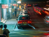 Peak Hour Traffic in Kowloon, Hong Kong, China Fotografie-Druck von Ray Laskowitz