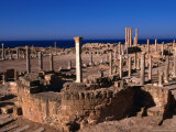The Forum of Sabratha, an Nuqat Al Khams, Libya Photographic Print by Doug McKinlay