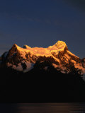 Snowy Peak of Cerro Paine Grande in Sunlight, Torres Del Paine National Park, Chile Photographic Print by Brent Winebrenner
