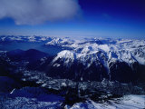 Chamonix and Italy from the Summit of Aiguille Du Midi, Chamonix, Rhone-Alpes, France Photographic Print by Christian Aslund