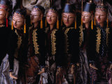 Traditional Javanese Wayang Golek in an Ubud Shop Front, Ubud, Indonesia Photographic Print by Adams Gregory