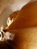 Giant Reclining Buddha at Manuha Paya, Bagan, Myanmar (Burma) Photographic Print by Ryan Fox