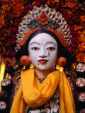 Dewi Sri, Rice Goddess, Adorns Temple Decorations in Guang, Indonesia Photographic Print by Adams Gregory
