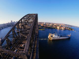 Panorama of Sydney Harbour Bridge Taken from Pylon, Sydney, Australia Photographic Print by Chris Mellor