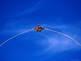 Bungy Rocket, a Variation on Bungee Jumping in a Tandem Capsule, New Brighton, New Zealand Photographic Print by David Wall
