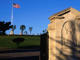 Gate of Golden Gate Cemetery, San Francisco, California, USA Photographie par Stephen Saks