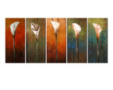 Arums d'Ethiopie reproduction procédé giclée par James Saenz
