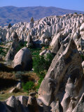 Layers of Volcanic Tuff Near Goreme, Cappadocia, Turkey Photographic Print by Anders Blomqvist