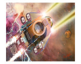 Acoustic Space Flight Photographic Print by Mary Rucker