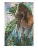Ever Green 1st Element, Earth Giclee Print by Sherry Shipley