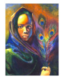African Girl Giclee Print by Mary Rucker