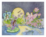 Anns Garden Giclee Print by Judy Newcomb