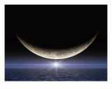 Bright Star Smile Moon Lámina fotográfica por Dan Collier