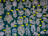 Lace Motifs From Burano For Sale, Venice, Italy Lámina fotográfica por Damien Simonis