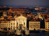 Chiesa Della Pieta Seen From Belfry Of Chiesa De San Giorgio Maggiore, Venice, Italy Lámina fotográfica por Damien Simonis