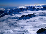 Pioneer Ridge with Fox Glacier and Albert Glacier Westland National Park, Fox Glacier, New Zealand Photographie par David Wall