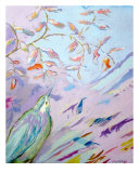Fishing Bird Giclee Print by Dawn Wagner