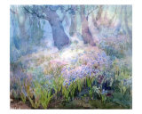 Siberian Squills In Spring Lámina giclée por Igor Yurchenko