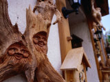 Carvings Outside Woodcarving Shop in Black Forest, Triberg, Baden-Wurttemberg, Germany Photographie par Johnson Dennis