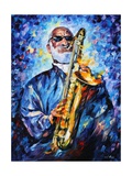 Sonny Rollins Lámina giclée por Leonid Afremov Sonny Rollins Lámina giclée por Leonid Afremov