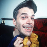 Singer Ian Dury Photographic Print