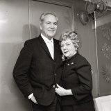 Mary Pickford with Buddy Rogers, May 1964 Lámina fotográfica