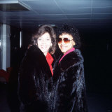 Valerie Holiday and Helen Scott of Pop Group the Three Degrees Fotografisk tryk