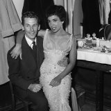 Singer Shirley Bassey and Manager Mike Sullivan in Her Dressing Room at the Chiswick Theatre, 1958 Photographic Print