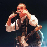 Francis Rossi of Status Quo Makes Faces at the Crowd in the Clyde Auditorium, October 1999 Photographic Print