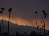 Sunrise in the San Gabriel Mountains Santa Anita 24th, October 2003 Photographic Print