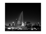 Chicagos Buckingham Fountain, Black & White Photographie par Steve Gadomski
